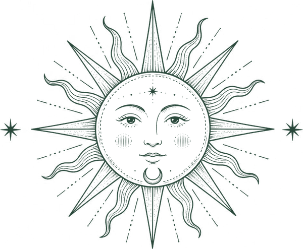 Thrisha Jain's sun logo